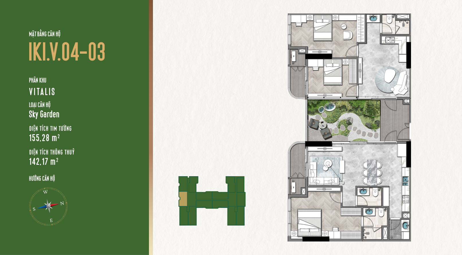 Mặt bằng Căn Hộ IKI Village - Tháp Vitalis ikivillage.net