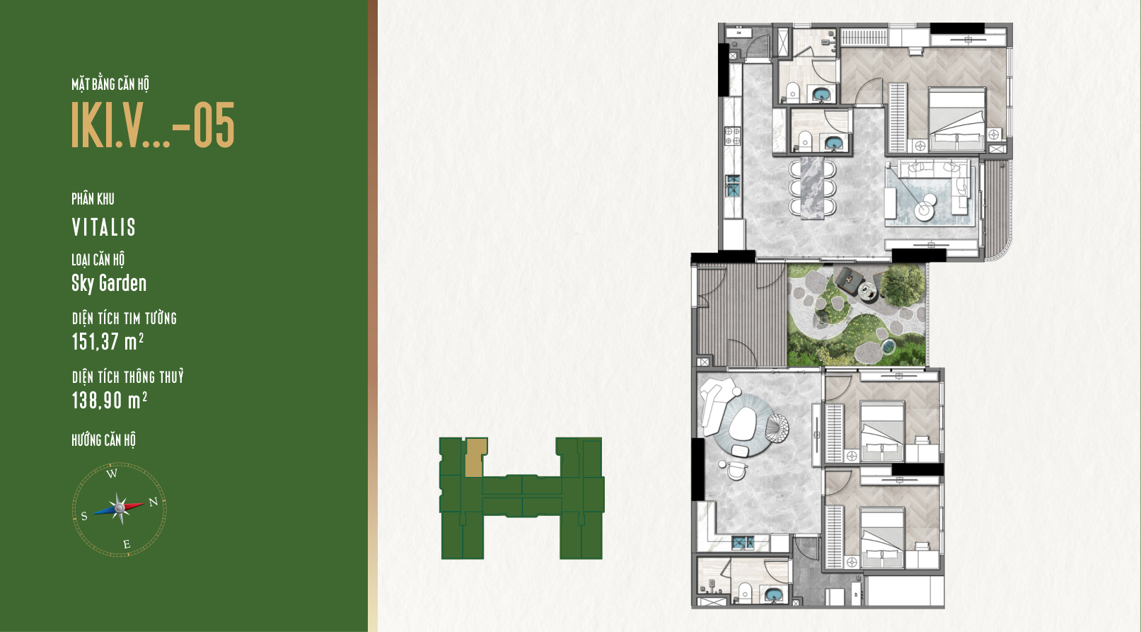 Mặt bằng Căn Hộ IKI Village - Tháp Vitalis ikivillage.net