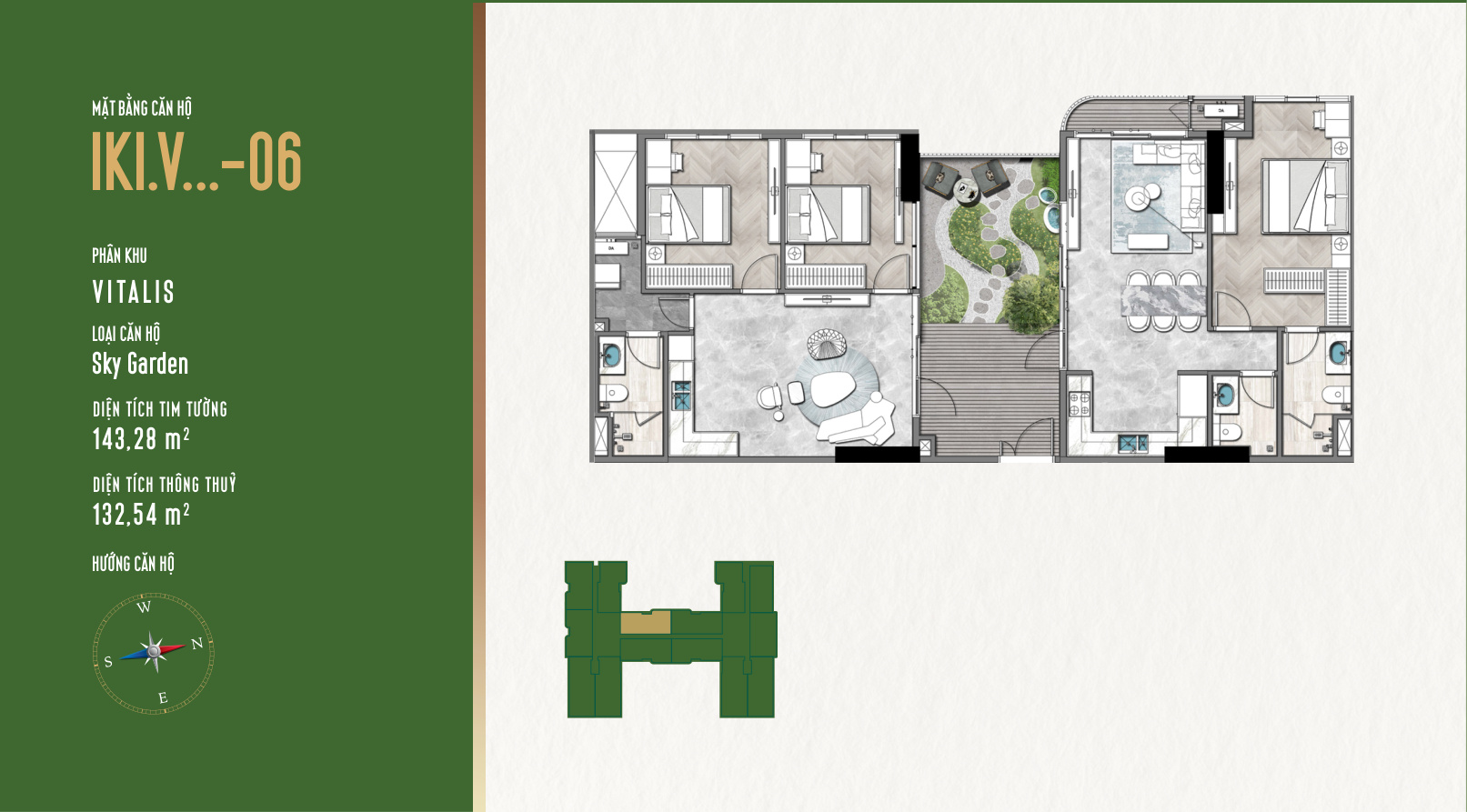 Mặt bằng Căn Hộ IKI Village - Tháp Vitalis ikivillage.net