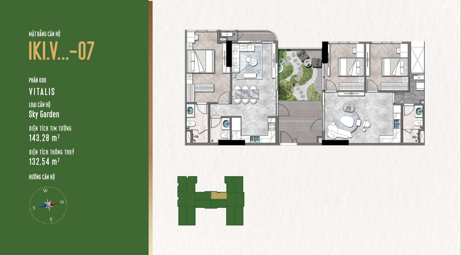 Mặt bằng Căn Hộ IKI Village - Tháp Vitalis ikivillage.net