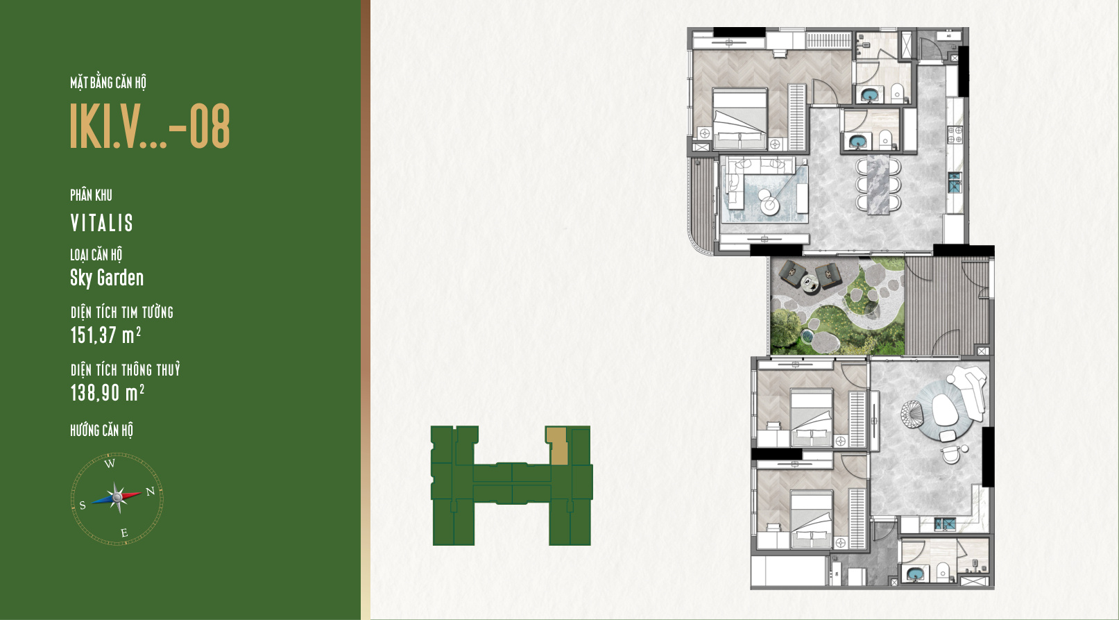 Mặt bằng Căn Hộ IKI Village - Tháp Vitalis ikivillage.net
