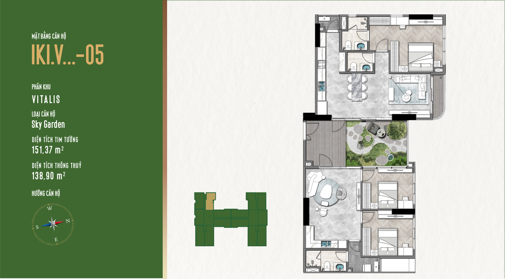 Mặt bằng Căn Hộ IKI Village - Tháp Vitalis ikivillage.net